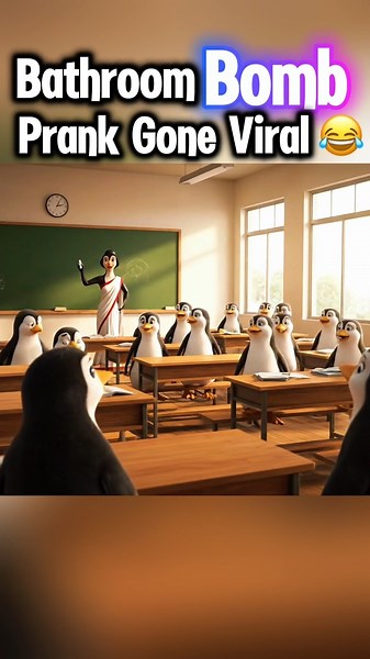 Bathroom Bomb Prank in School 😂🚽💥 | #shorts