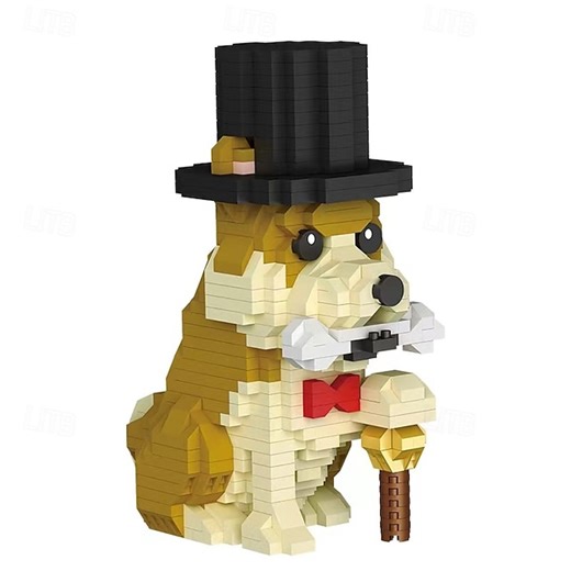 Micro Mini Blocks Dog Series Pets Dog Animal Model Set-Building and Pet Toys Gifts for Kid and Adult Christmas Gift 2025