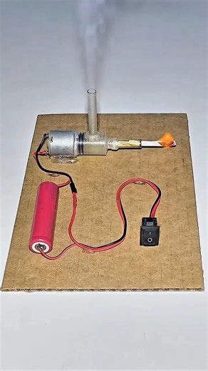 DIY Mini Smoke Machine! #shorts