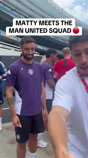 @Bruno Fernandes tag me next time #manunited #Preseason #meet #players
