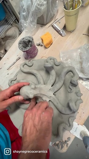 453K views · 3.9K reactions | Octopus wall platter! | Shayne Greco Ceramics | Facebook