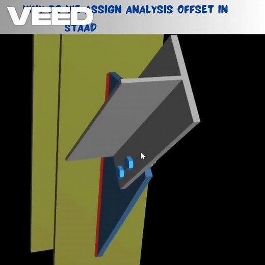 Analysis offset in RISA-3D and Staad-PRO #civilengineer#staadprov8i #RISA-3D# #civilengineer