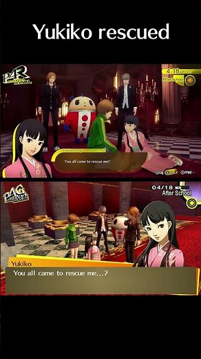 Persona 4 Revival vs Golden Comparison 6 #persona4revival #persona4golden #persona4 #p4r #p4g