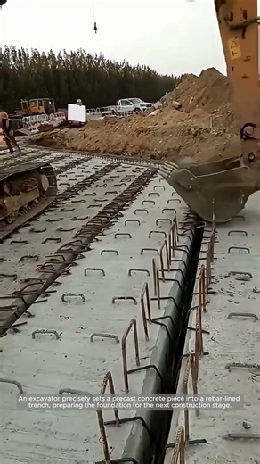 Precision Placement of Precast Concrete with an Excavator
