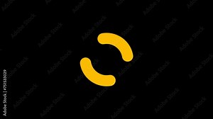 line Loading bar loading animation with alpha channel