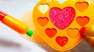 2.9K views · 57 reactions | orange Makeup Mixing Lipstick into Slime! Satisfying Video! orange Makeup Slime! | Slime Slime | Facebook