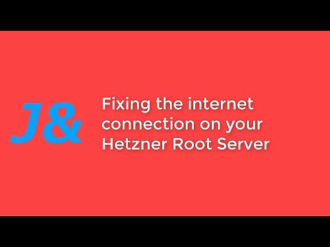 How to get access to the internet on your Hetzner Root server