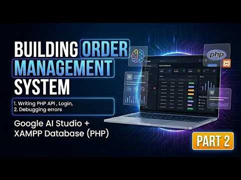 Connecting Login for Order Management System (React UI + PHP API) Part 2