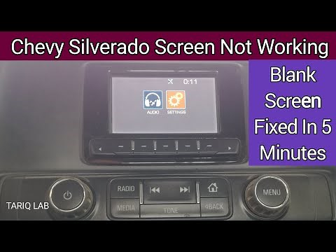 Chevy Silverado Screen Not Working | Chevy Black Screen Fixed In 5 Minutes