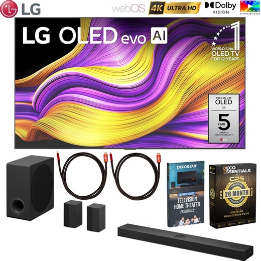 LG 77" G5 Series OLED 4K Smart webOS TV 2025 with LG Soundbar & Warran
