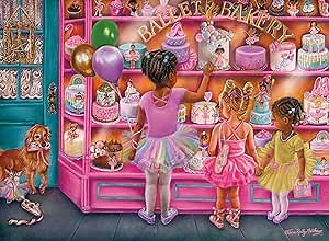 Ravensburger Ballet Bakery 100 XXL Piece Jigsaw Puzzle for Kids - Every Piece is Unique, Pieces Fit Together Perfectly
