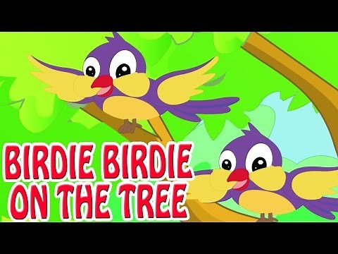 Birdie Birdie on The Tree | Animated Nursery Rhyme in English