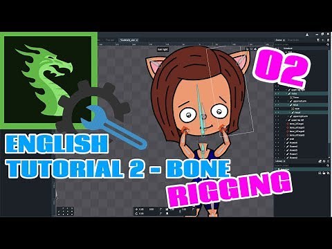 Dragonbones Pro 5.1: Tutorial 2 - Bone rigging