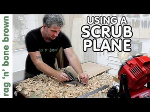 How To Flatten A Warped Board - Making A Waney Edge Cutting Board Using A Scrub Plane