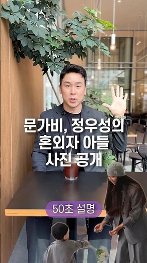 Moon Ga-bi reveals photos of Jung Woo-sung's illegitimate son... Explained in 50 seconds
