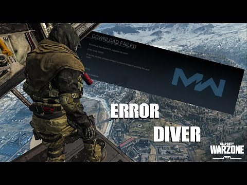 CÓDIGO DE ERROR DIVER/ COD MODERN WARFARE/ SOLUCIÓN