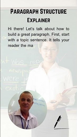 Paragraph Structure - ESL Academic Writing Lesson PS01