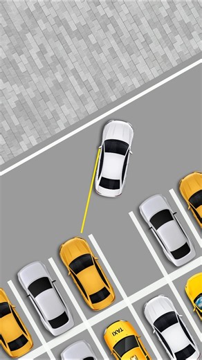 How to Reverse Park Correctly | Easy 2D Parking Guide 🚗🅿️