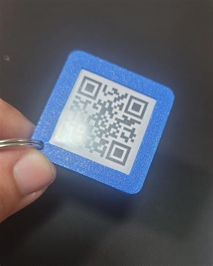 Custom Interchangeable Smart QR Code Keychains With Built-in NFC Chip - Etsy