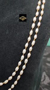 3 comments | Beautiful double line rice pearls mala ...14 carat hallmark gold jewellery For booking & price details Watsapp on this given number: 9073766134 | Lavya jewels | Facebook