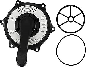 SPX0710XBA17 Key Cover and Handle Assembly Replacement for 1 1/2 inch Hayward SPX0710X32,SP0710X62,with Gasket and O-Ring.Not fit for Vari flow XL and 2inch pipe valve.