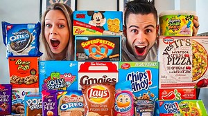 Extreme food challenge | Rating 18,000 calories of new snacks