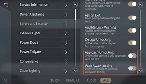 Pivi Pro 3.3.0 - Approach Unlocking/Walk Away Locking...