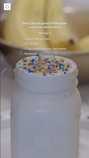 How to Make Dot Cake Inspired Milkshake | Ninja CREAMi