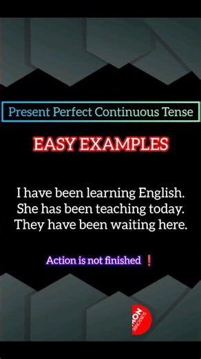 Present Perfect Continuous 😍 | Learn English in 30 Seconds