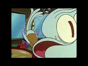 SpongeBob - Squidward Gets Thrown By Bubble Bass