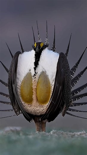 3 sides of a Sage Grouse’s “chesticles” 🤣 #sagegrouse #birds #grouse #wildlife #sonyalpha #nature