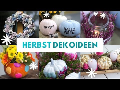 6 creative DIY ideas for autumn decorations