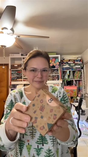 Day 8 of my advent calendar from the Sewing Box Quilt Shop is a good one! I’ve been eyeing these measuring tape bracelets at the shop for a long time now, and I’m so excited to finally add it to my jewelry box. Today’s fabric is Fractal in the colorway Butterscotch. I love the pops of mustard yellow. I think it worked really well in the blocks. See you on day 9! #adventcalendar #quiltinprogress #quiltersofinstagram #quiltjewelry #fabricaddict | Steele Makes