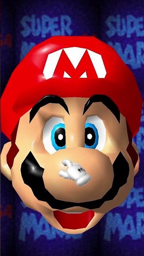 Super Mario 64: Start/Intro Screen, Nintendo 64 #supermario64 #nintendo64 #retrogaming