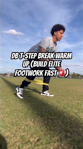 DB T-Step Break Warm Up (Build ELITE Footwork Fast 🚨)
