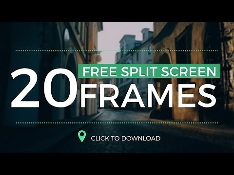 20 Free Split Screen Frames - Motion 5 & FCPX Templates