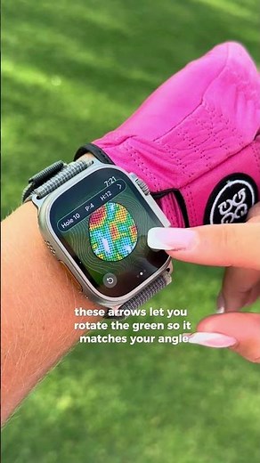 How To Use The Green Maps on GolfLogix Apple Watch App