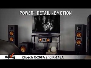 Klipsch Speakers Review | Klipsch R-26FA and R-14SA Speakers