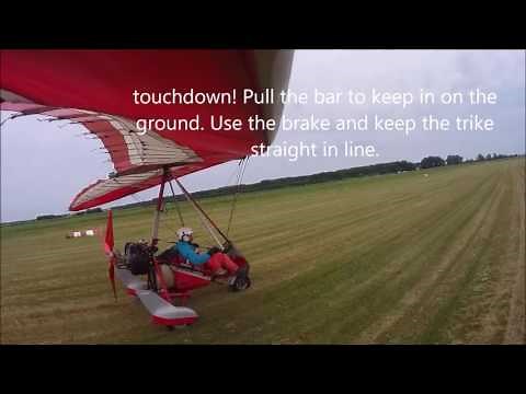 How to land a Trike (and flare it out)