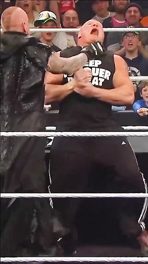 Undertaker Stabs Brock with a Pen #shortsfeed #USA