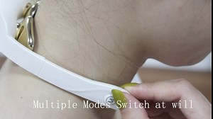 KZED Neck Massager with Heat, Intelligent Neck Massager for Pain Relief, Cordless Neck Massager with 5 Modes 15 Levels Deep Tissue, Portable and Foldable, Gift for Women Men Mom