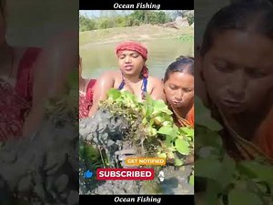 Incredible Hand Fishing Skills by Women Best New Women Fishing Video 2026 Fishing 🔥🔥🔥 4