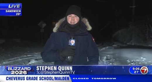 ICYMI: Blizzard of ‘26 leaves virtually all of Cape Cod without power 7News James Spann #blizzard2026 #Massachusetts #snow | Stephen Quinn