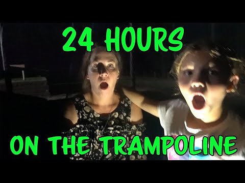 24 Hours Overnight On A Trampoline With Villains Slappy Edition