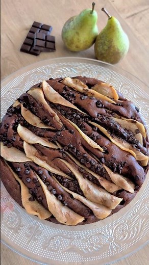 🍐 Gâteau Poire-Chocolat 🍫 Healthy & Gourmand
