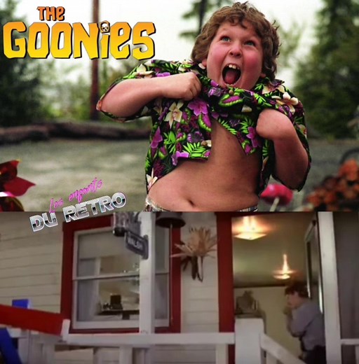 Choco et sa danse du bouffi-bouffon 😂🎬❤ #Goonies | Les enfants du retro