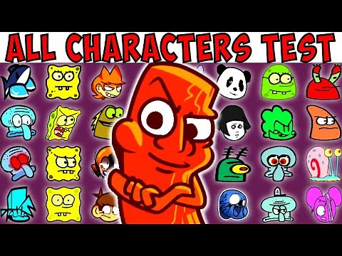 ALL CHARACTERS TEST | FNF Character Test | Gameplay VS Playground