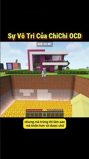 How Clueless Is My OCD Sister Chi Chi??! 🤣 - Episode 1407 #shorts #minecraft