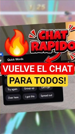 🚨💬 VOLVIÓ EL CHAT PARA TODOS EN ROBLOX! #roblox