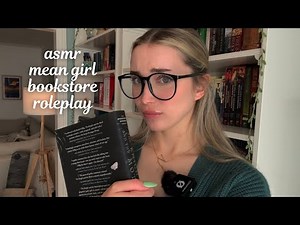 ASMR Mean Bookstore Roleplay (helping you shop for books, soft spoken)